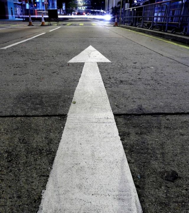 direction, go forward